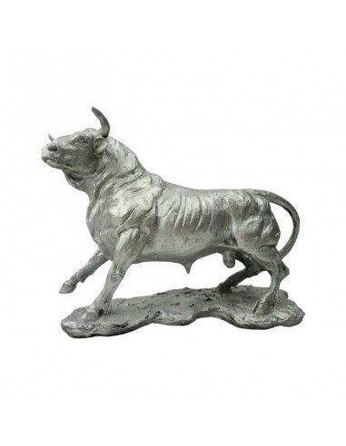 FIGURA TORO PLATA 21x27