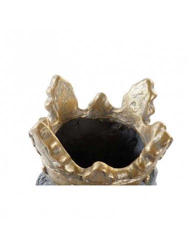 MACETERO PERRO CON CORONA 31x29