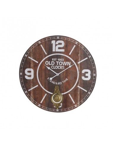 RELOJ DE PARED CON PENDULO 58x58