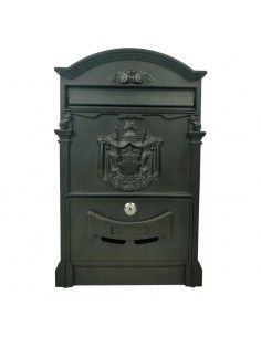 BUZON ALUMINIO NEGRO 41x25 2