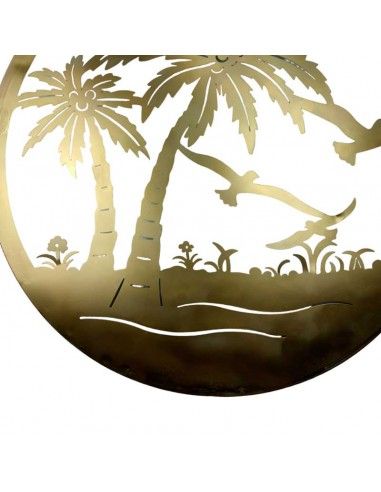 DECORATIVO PARED PALMERA Y GAVIOTAS...