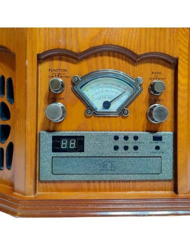 RADIO VINTAGE TOCADISCOS DE VINILO 25x45