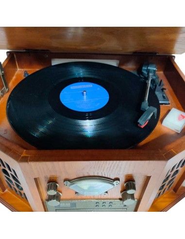 RADIO VINTAGE TOCADISCOS DE VINILO 25x45