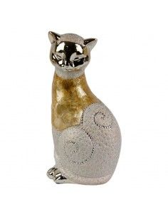 FIGURA GATO SENTADO RESINA...