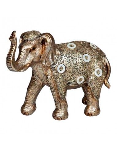 FIGURA ELEFANTE DORADO 21x23