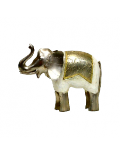 FIGURA ELEFANTE METAL Y...