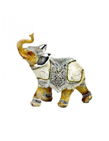 ELEFANTE DORADO DE MOSAICO 20x19