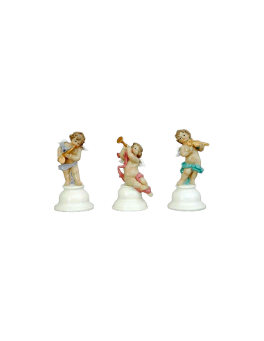 FIGURAS DE ANGELES SET DE TRES 16 cm