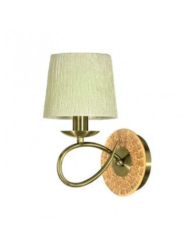 APLIQUE DE PARED MOSAICO PANTALLA CREMA