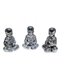 SET DE TRES MONJES RESINA...
