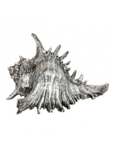 FIGURA CARACOLA PLATA SILVER REINA 13x19