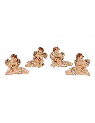 FIGURAS DE ANGELES SET DE CUATRO 8x11 cm