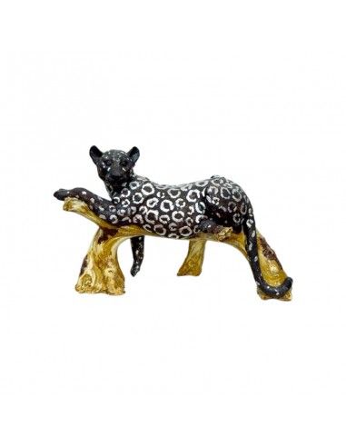 FIGURA PANTERA NEGRA EN TRONCO 25x38
