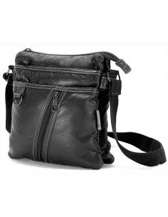 BOLSO DE CABALLERO POLIPIEL NEGRO