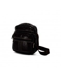 BOLSO DE CABALLERO DE POLIPIEL NEGRO