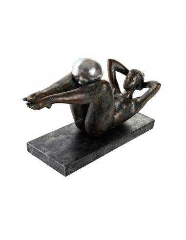 FIGURA MUJER GIMNASTA RESINA 17x29.5