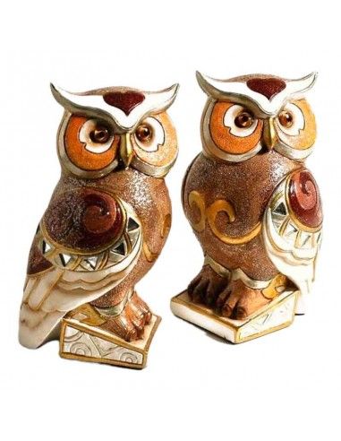 FIGURA BUHO MOSAICO GRANATE 16x9 set...
