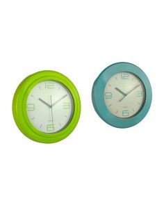 RELOJ PARED VERDE O AZUL 29x29