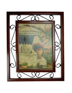 CUADRO JARDIN CON POZO 59x50