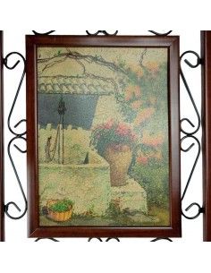 CUADRO JARDIN CON POZO 59x50 2