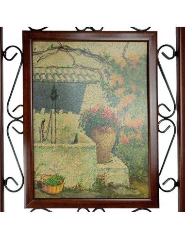 CUADRO JARDIN CON POZO 59x50
