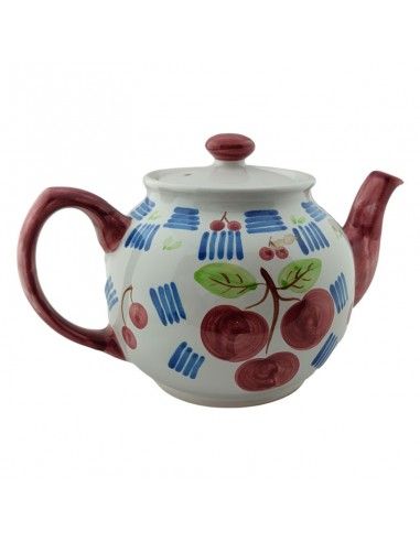 TETERA CERAMICA CEREZAS 14x23