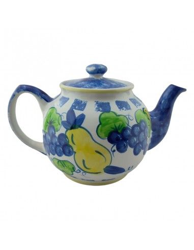 TETERA CERAMICA PERA Y UVAS 14x23