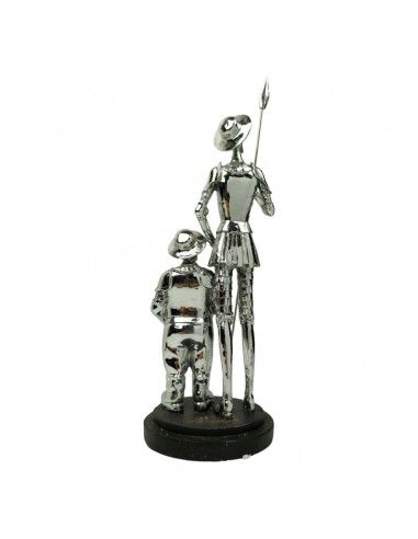 FIGURA DON QUIJOTE Y SANCHO PANZA 37x14