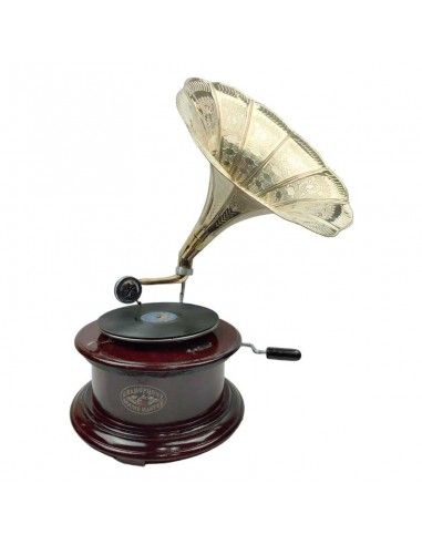 GRAMOFONO ANTIGUO CON BOCINA 70x37