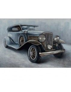 CUADRO COCHE ANTIGUO EFECTO TRIDIMENSIONAL