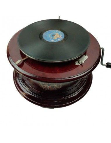 GRAMOFONO ANTIGUO CON BOCINA 70x37
