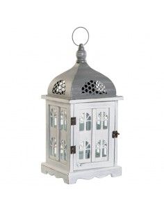 FAROL MADERA BLANCO VINTAGE...