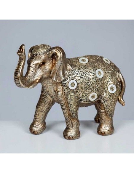 FIGURA ELEFANTE DORADO