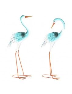 FIGURA GARZA METAL 100x44