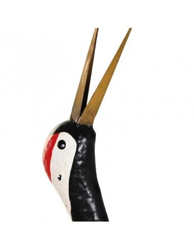 FIGURA GARZA METAL 120x55