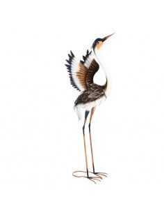 FIGURA GARZA METAL103.5x40.6