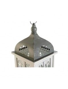 FAROL MADERA BLANCO Y METAL... 2