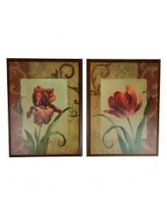 CUADRO FLOR AMAPOLA 40x30...