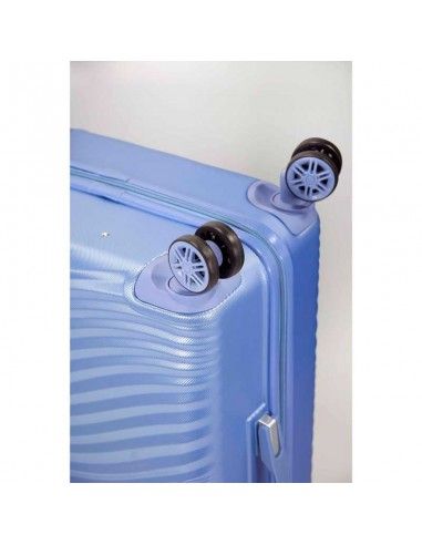JUEGO DE TRES MALETAS TROLLEY AZUL