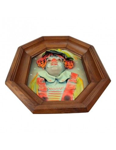 CUADRO PAYASO EN RELIEVE 41x35