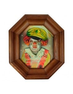 CUADRO PAYASO EN RELIEVE 41x35