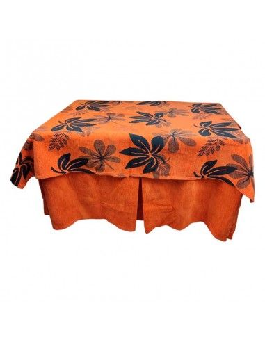 ROPA MESA CAMILLA NARANJA 130x80