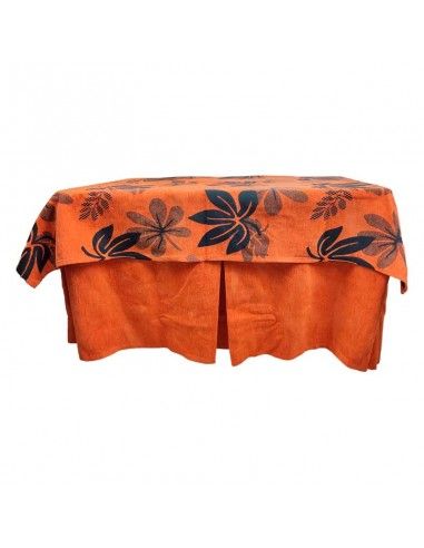ROPA MESA CAMILLA NARANJA 130x80