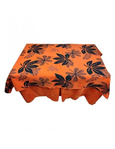 ROPA MESA CAMILLA NARANJA 130x80