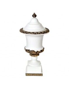 TIBOR DE CERAMICA BLANCO 46x21