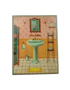 CUADRO LAVABO 40x30