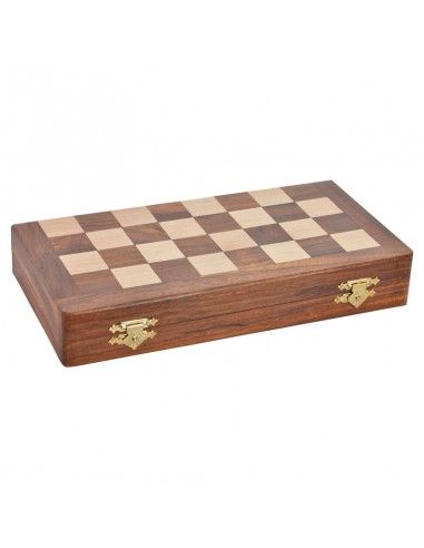 JUEGO AJEDREZ PLEGABLE 25.5x25.5