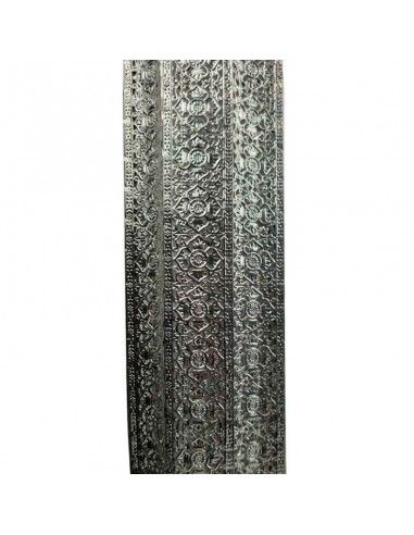ESPEJO METAL CALADO PLATA 120x53