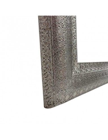 ESPEJO VERTICAL METAL CALADO PLATA...