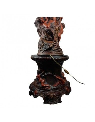 LAMPARA DE PIE FIGURA MUJER 119x52